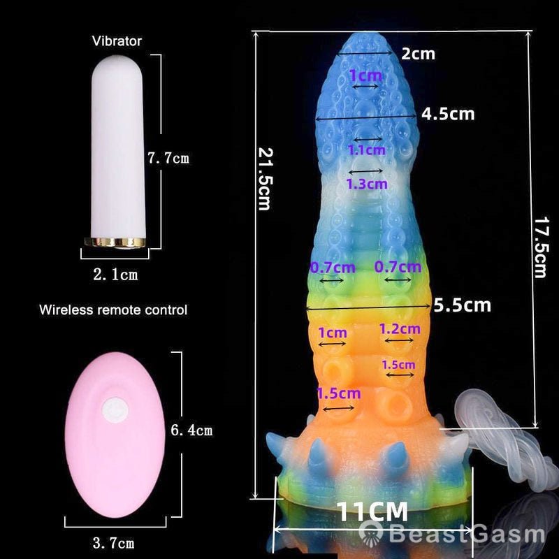 Luminous GIGANTEUS Octopus Vibrator – Premium Ejaculating Fantasy Toy - BeastGasm