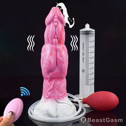 👹 Luminous Monster Vibrator - Remote Control Vibrating Fantasy - BeastGasm