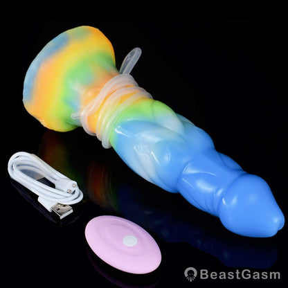 👹 Luminous Monster Vibrator - Remote Control Vibrating Fantasy - BeastGasm