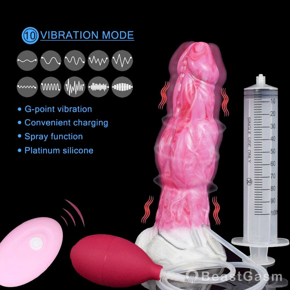 👹 Luminous Monster Vibrator - Remote Control Vibrating Fantasy - BeastGasm