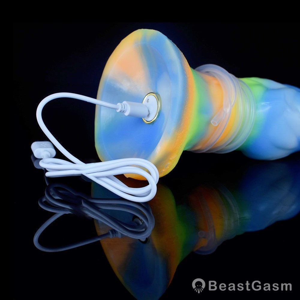 👹 Luminous Monster Vibrator - Remote Control Vibrating Fantasy - BeastGasm