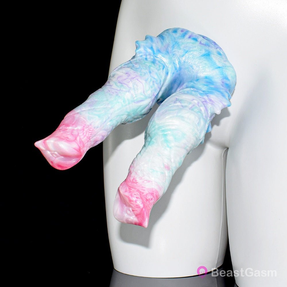 🐎 Lumithorn - 7.8 - Inch Two - Hole Horse Dildo & Minotaur Butt Plug - BeastGasm