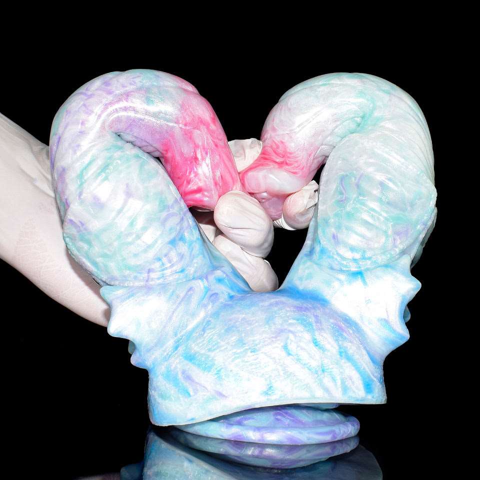 🐎 Lumithorn - 7.8 - Inch Two - Hole Horse Dildo & Minotaur Butt Plug - BeastGasm