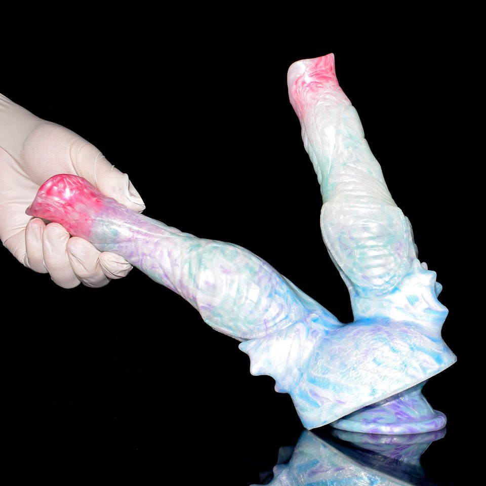 🐎 Lumithorn - 7.8 - Inch Two - Hole Horse Dildo & Minotaur Butt Plug - BeastGasm