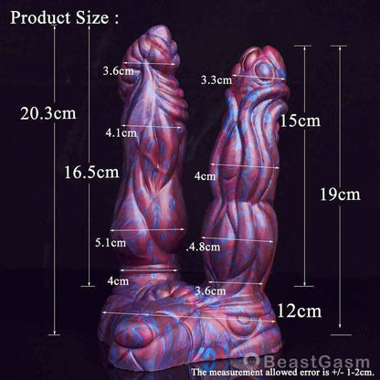 👾 Lydian Double Penetration Alien Plug – Ribbed for Deep Pleasure - BeastGasm