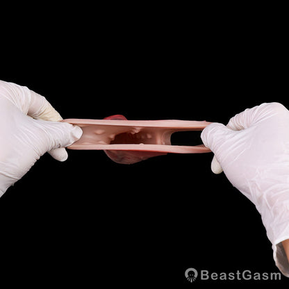 💎 Marnov Muscle-Flex Platinum Silicone Cock Sleeve - BeastGasm