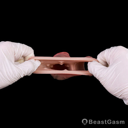 💎 Marnov Muscle-Flex Platinum Silicone Cock Sleeve - BeastGasm
