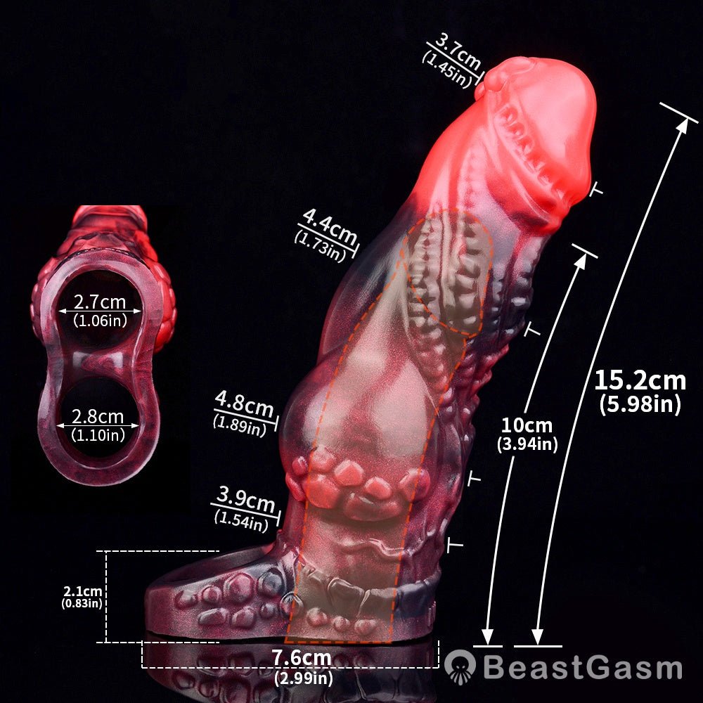 Matthew Silicone Cock Sleeve – Targeted G - Spot Vibration - BeastGasm