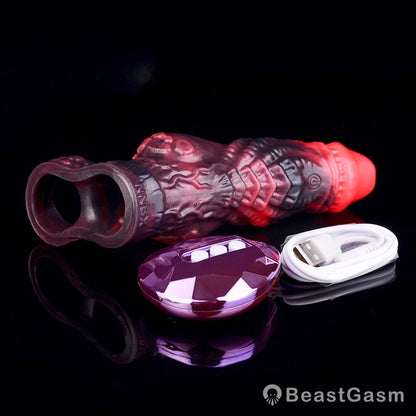 Matthew Silicone Cock Sleeve – Targeted G - Spot Vibration - BeastGasm