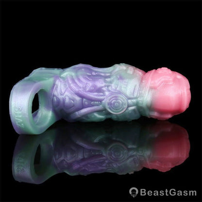 Mechanical Fantasy Cock Sleeve – 4.5″ Silicone Extender for Power & Control ⚙️🔥 - BeastGasm