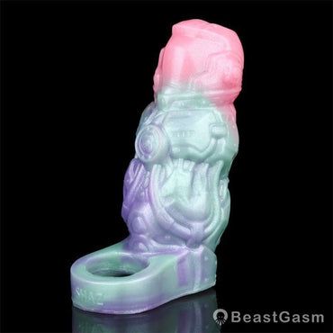 Mechanical Fantasy Cock Sleeve – 4.5″ Silicone Extender for Power & Control ⚙️🔥 - BeastGasm