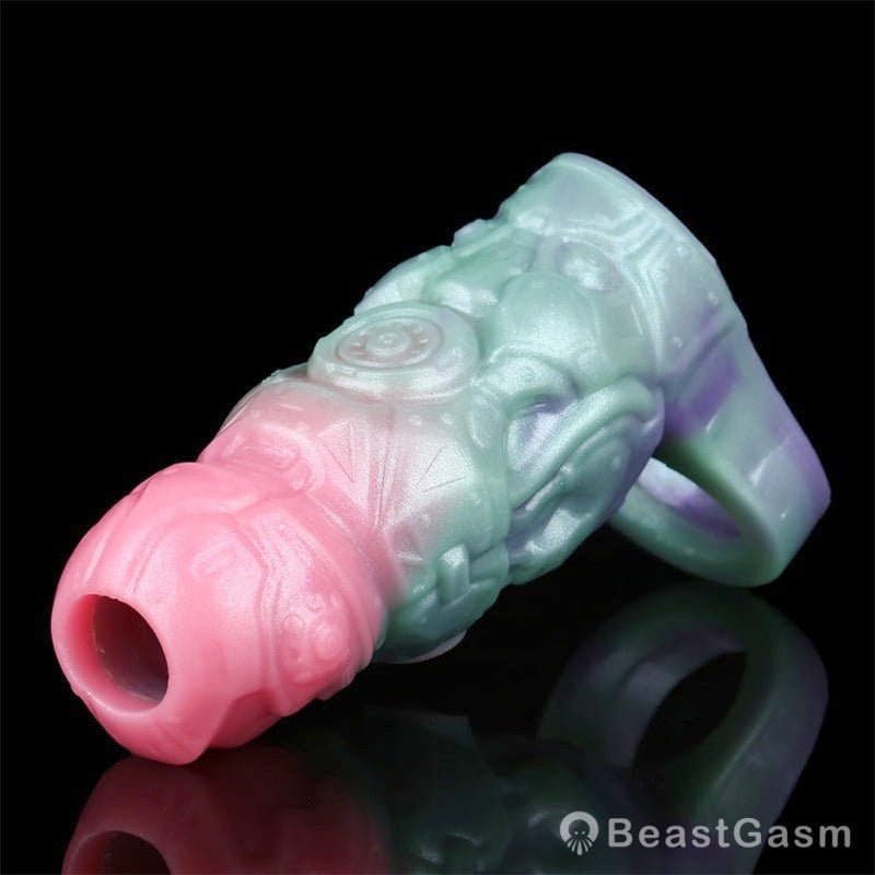 Mechanical Fantasy Cock Sleeve – 4.5″ Silicone Extender for Power & Control ⚙️🔥 - BeastGasm