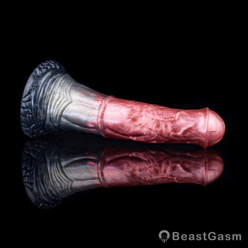 🐎 Metallic Red Horse Dildo – Realistic, Wild, and Ready - BeastGasm