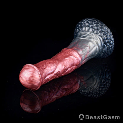 🐎 Metallic Red Horse Dildo – Realistic, Wild, and Ready - BeastGasm