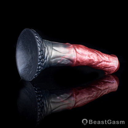 🐎 Metallic Red Horse Dildo – Realistic, Wild, and Ready - BeastGasm