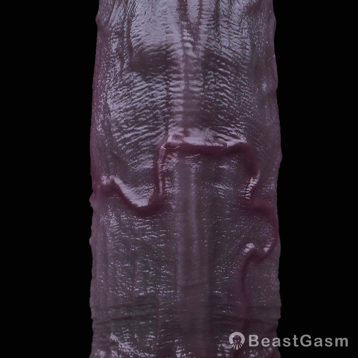 🍆 Midnight Titan Dual-Layer Dildo | Mushroom Head Cock - BeastGasm