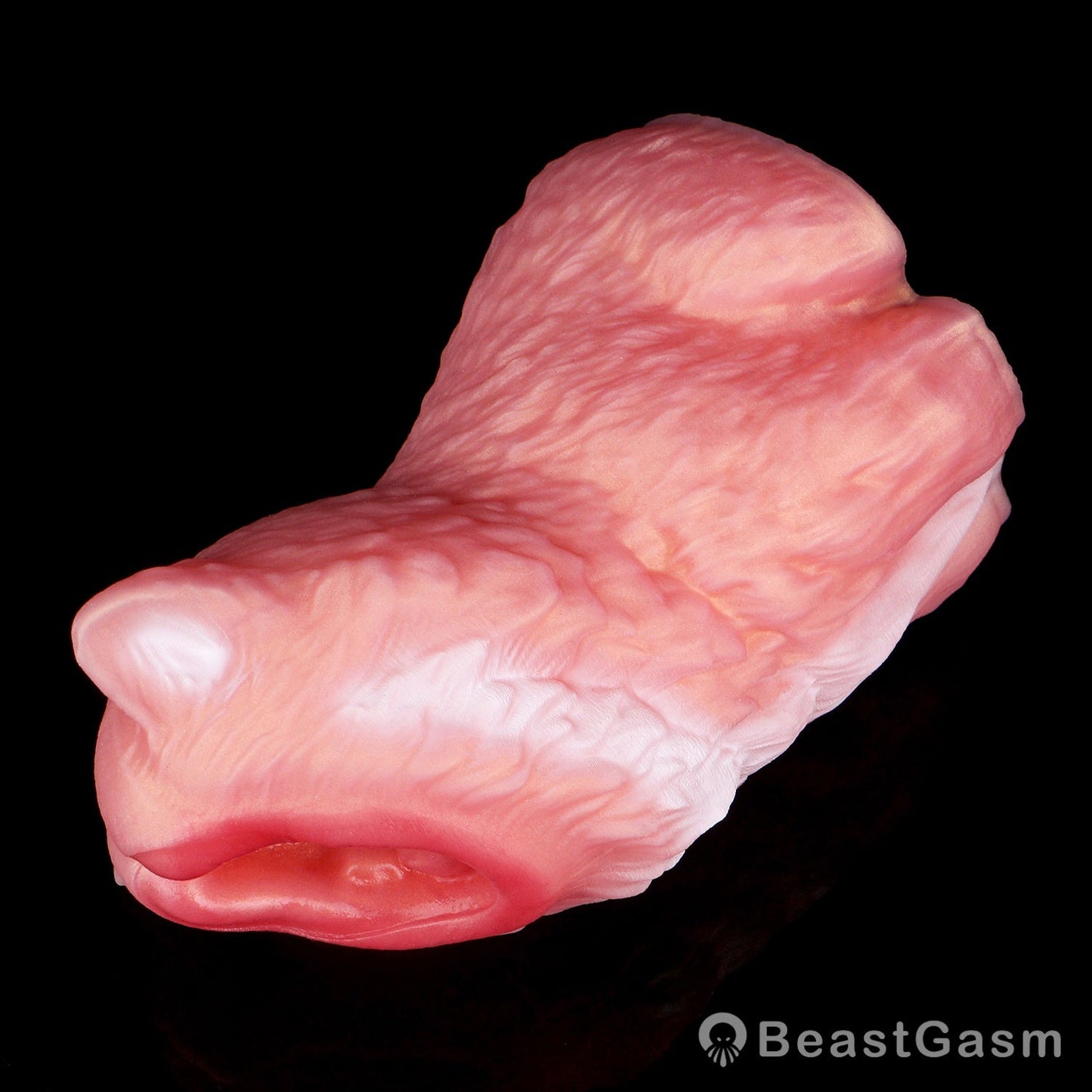 🐺 Midnight Wolf Silicone Masturbator – Primal Grip Texture - BeastGasm