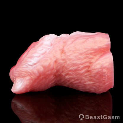 🐺 Midnight Wolf Silicone Masturbator – Primal Grip Texture - BeastGasm