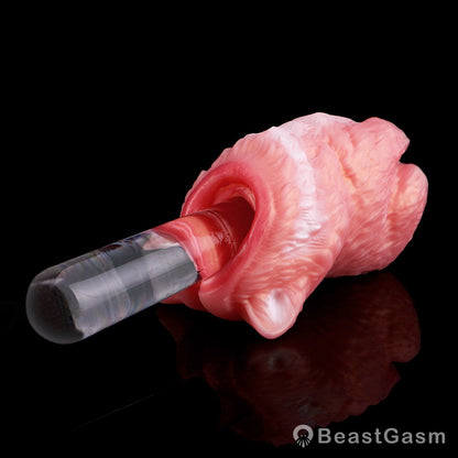 🐺 Midnight Wolf Silicone Masturbator – Primal Grip Texture - BeastGasm