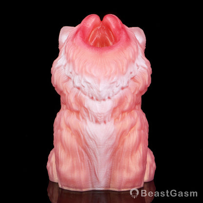 🐺 Midnight Wolf Silicone Masturbator – Primal Grip Texture - BeastGasm