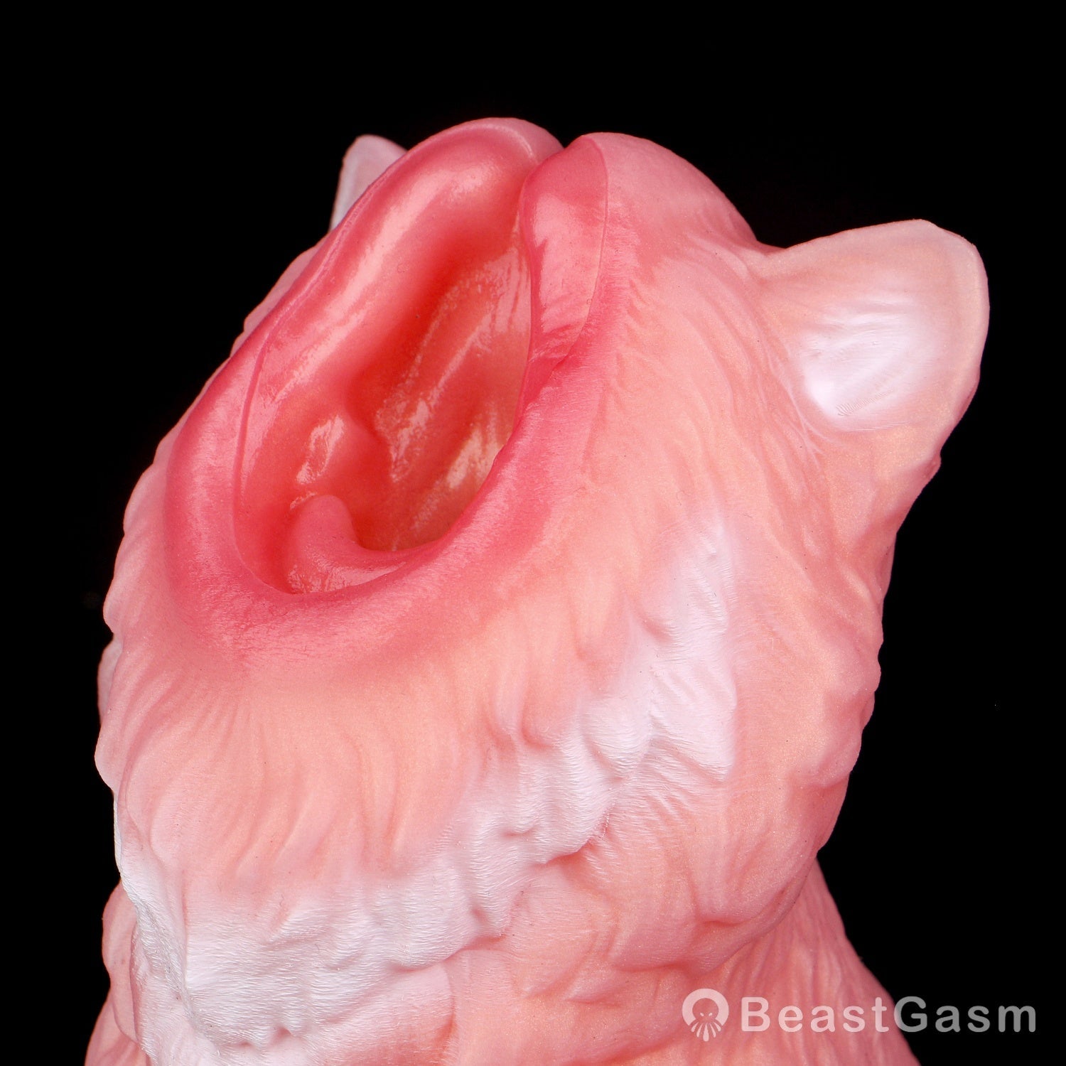🐺 Midnight Wolf Silicone Masturbator – Primal Grip Texture - BeastGasm