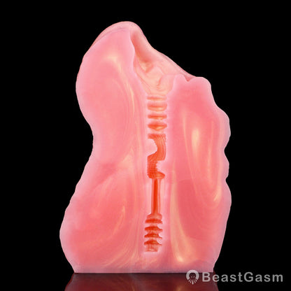 🐺 Midnight Wolf Silicone Masturbator – Primal Grip Texture - BeastGasm