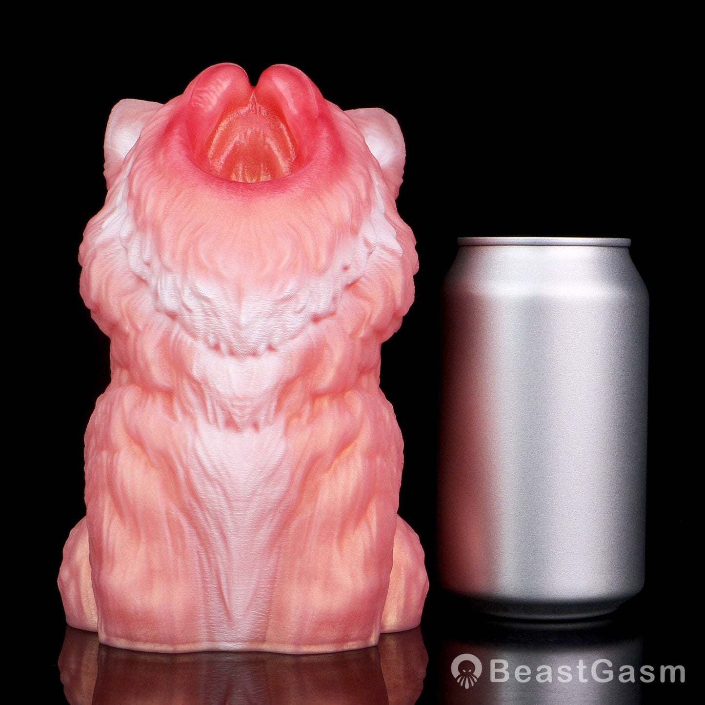 🐺 Midnight Wolf Silicone Masturbator – Primal Grip Texture - BeastGasm
