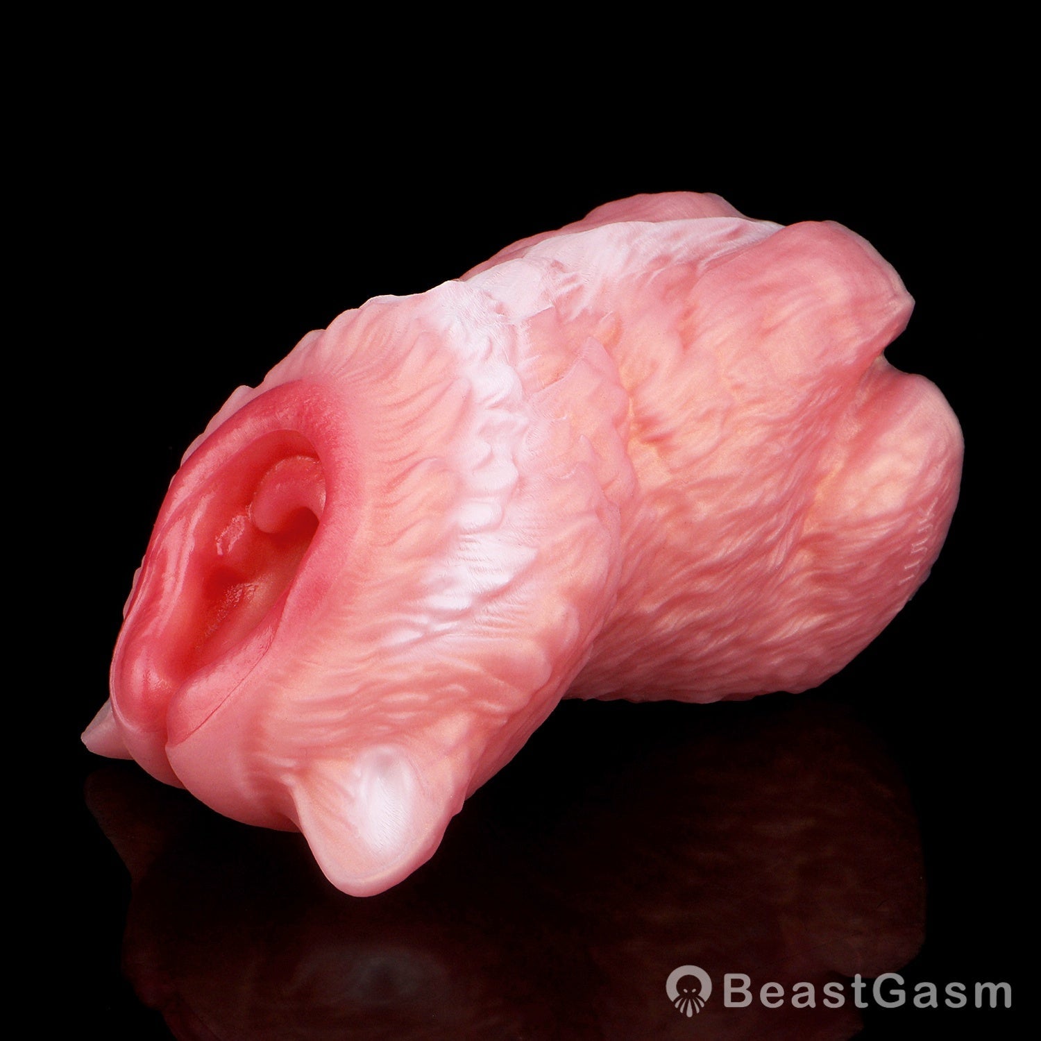 🐺 Midnight Wolf Silicone Masturbator – Primal Grip Texture - BeastGasm