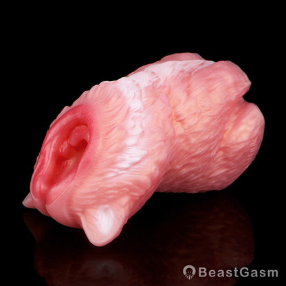 🐺 Midnight Wolf Silicone Masturbator – Primal Grip Texture - BeastGasm