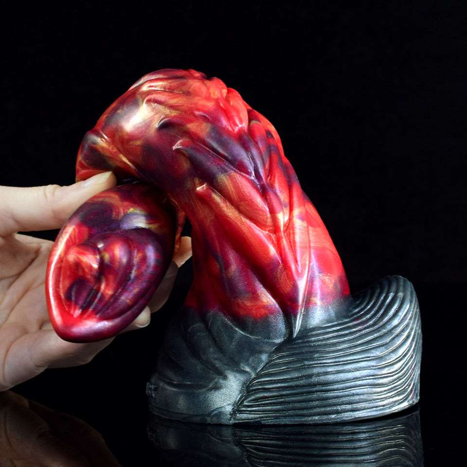 👾 🐲 MILLER Fantasy Dildo – Ribbed Dragon Dildo for Deep Play - BeastGasm