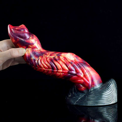 👾 🐲 MILLER Fantasy Dildo – Ribbed Dragon Dildo for Deep Play - BeastGasm