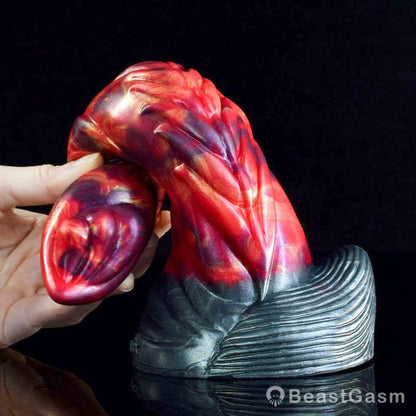 👾 🐲 MILLER Fantasy Dildo – Ribbed Dragon Dildo for Deep Play - BeastGasm