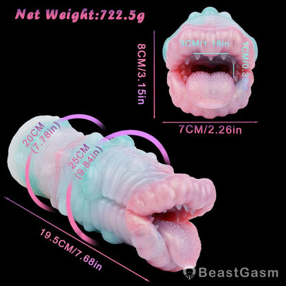 👅 Monster Oral Sex Pocket Pussy: Realistic Big Mouth Massager - BeastGasm