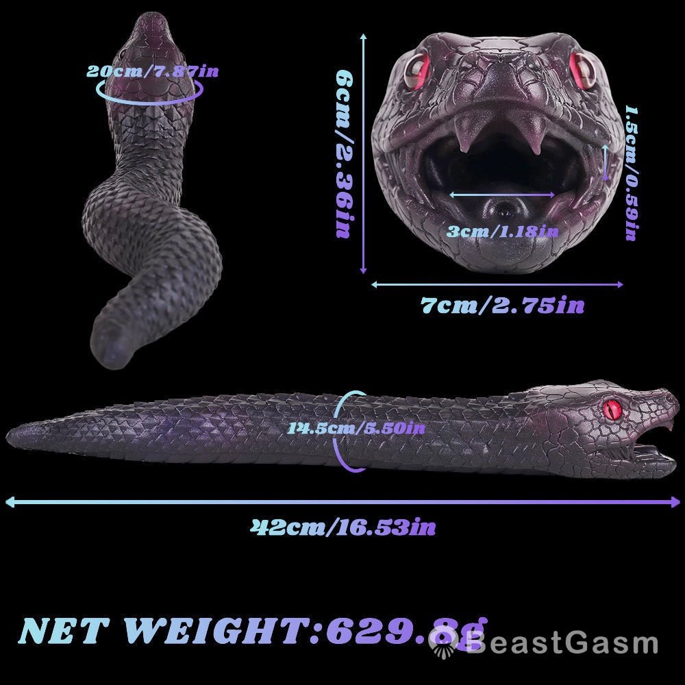 🐍 Monster Snake Pocket Pussy – Wild Oral Fantasy Stimulation - BeastGasm