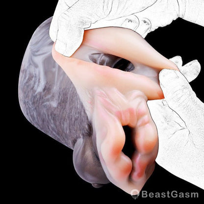 Mountain Goat Masturbator: Two - Hole Realistic Animal Stroker - BeastGasm