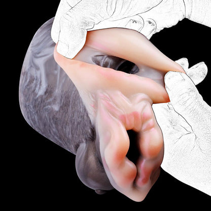 Mountain Goat Masturbator: Two - Hole Realistic Animal Stroker - BeastGasm