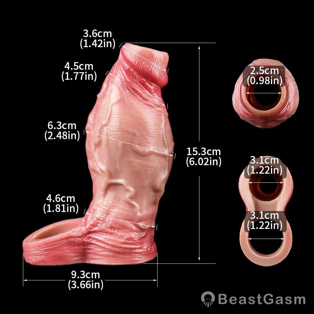 Mr. General Penis Sleeve – Girthy Knot Cock Extender 🔥 - BeastGasm