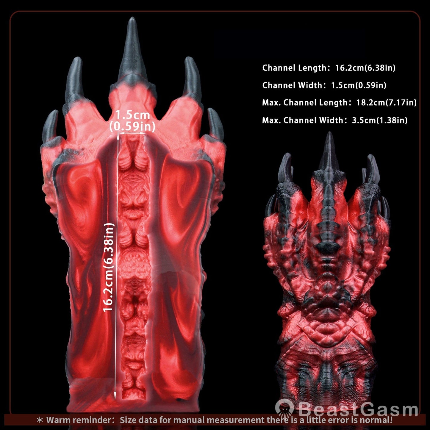 🐉 Muspel Dragon Claw Masturbator – Alien Texture Grip - BeastGasm