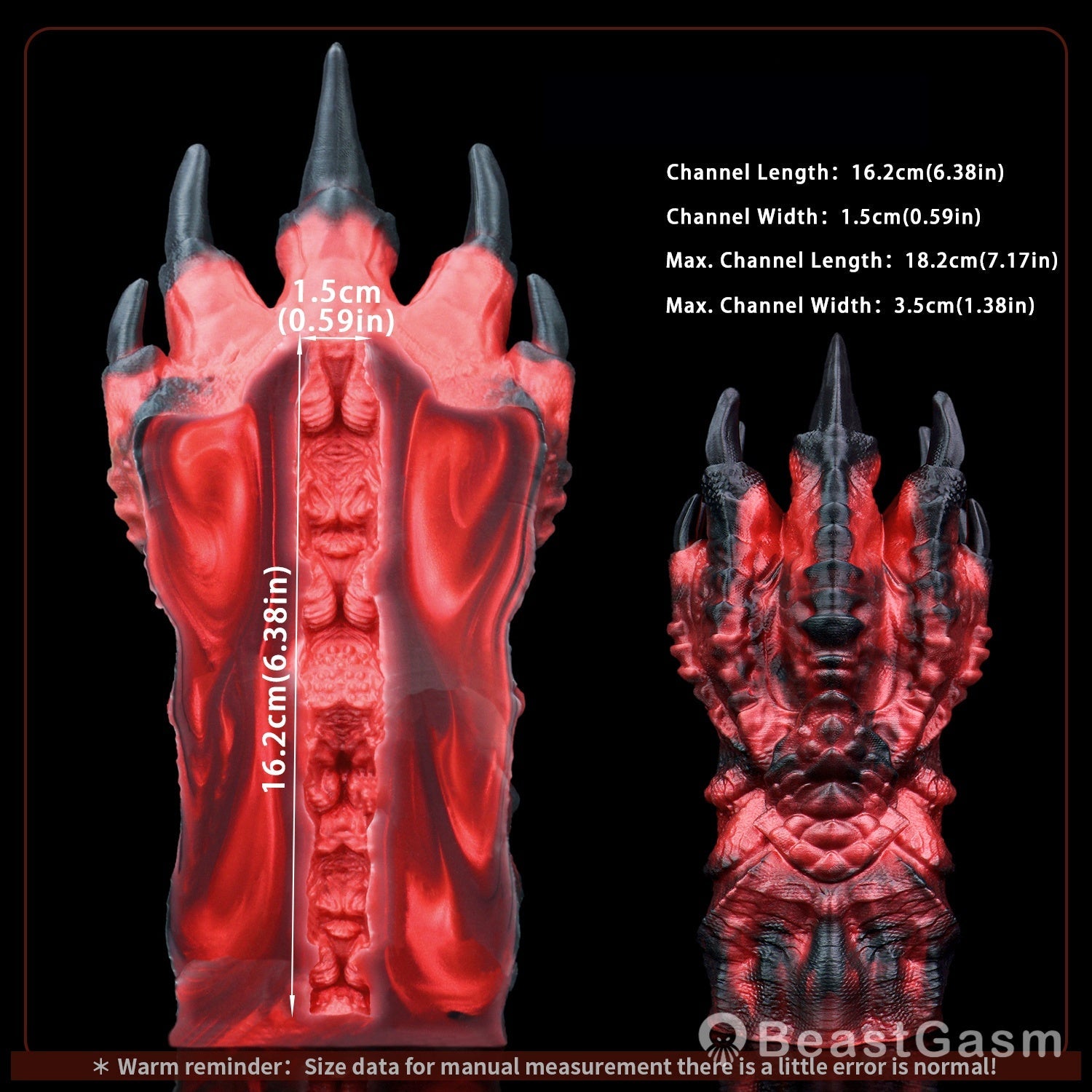 🐉 Muspel Dragon Claw Masturbator – Alien Texture Grip - BeastGasm