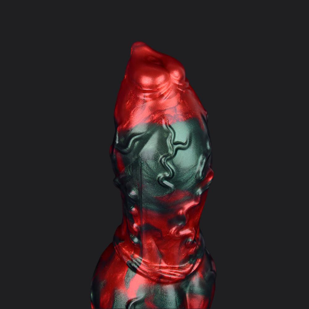 Mythical Knotted Dildo – Chamrosh Avian Canine Fantasy Toy - BeastGasm