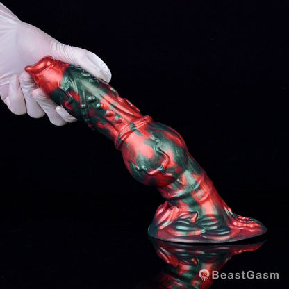 Mythical Knotted Dildo – Chamrosh Avian Canine Fantasy Toy - BeastGasm
