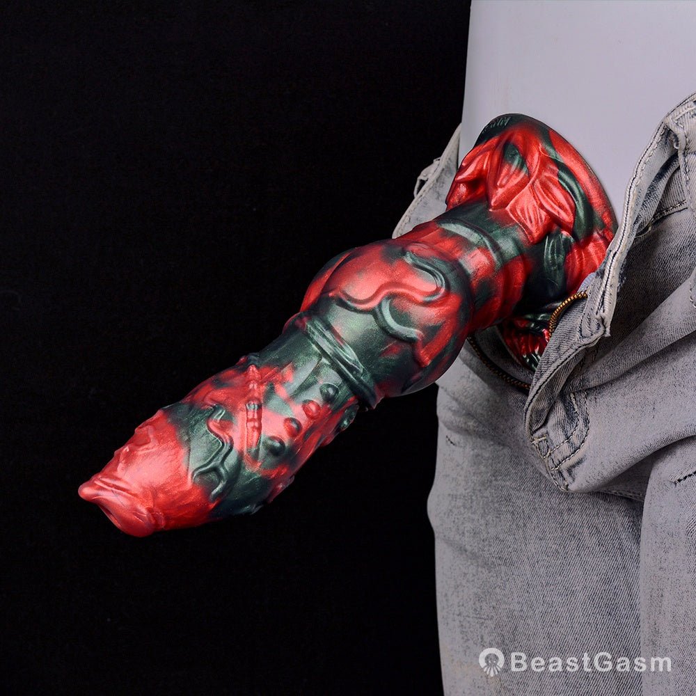 Mythical Knotted Dildo – Chamrosh Avian Canine Fantasy Toy - BeastGasm