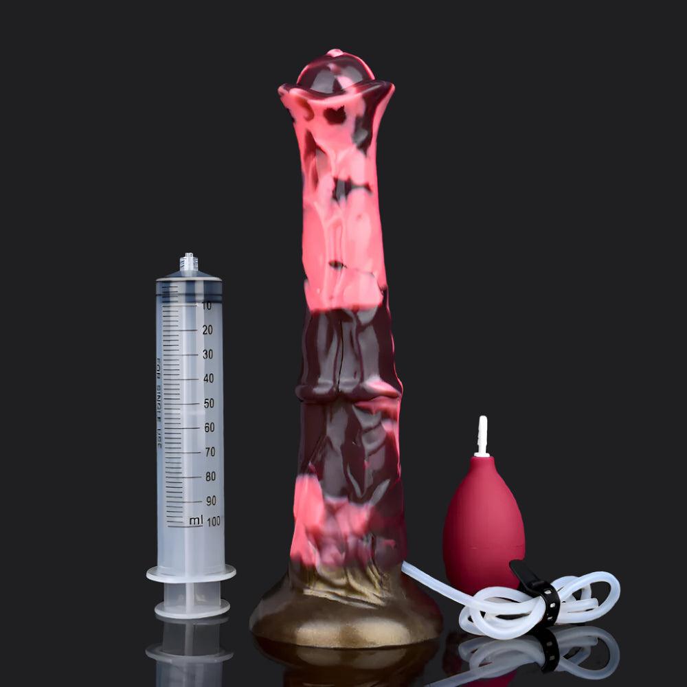 Native Dancer Ejaculating Horse Dildo – Realistic Stallion Ride - BeastGasm