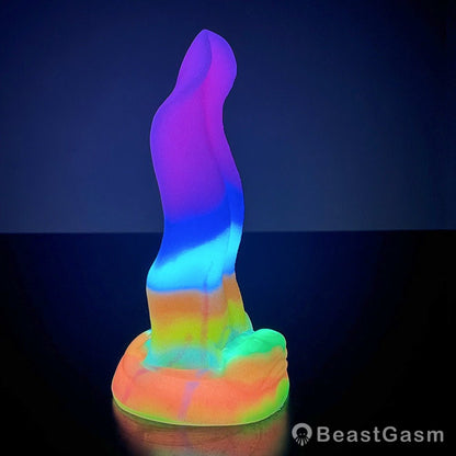 👅 🐺 Neptor Wolf Tongue Dildo – Primal Fantasy Toy with Suction Base - BeastGasm
