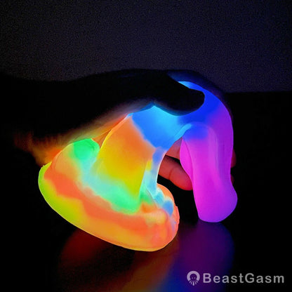 👅 🐺 Neptor Wolf Tongue Dildo – Primal Fantasy Toy with Suction Base - BeastGasm