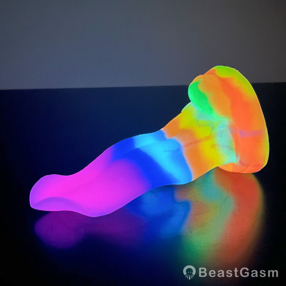 👅 🐺 Neptor Wolf Tongue Dildo – Primal Fantasy Toy with Suction Base - BeastGasm