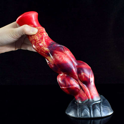 🐎 Nick Knotted Horse Dildo – Realistic Veins & Platinum Silicone - BeastGasm