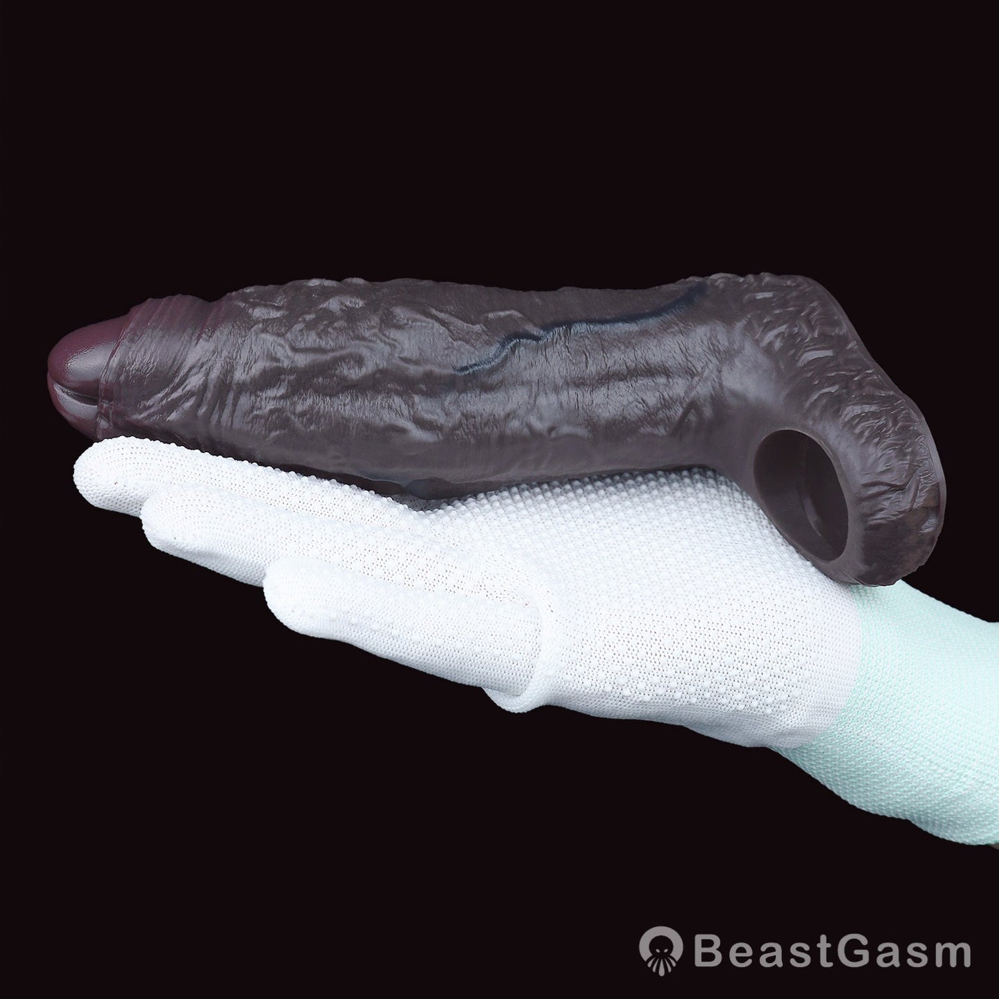 Night King’s Embrace 🌑 Shadow Seal Full Sleeve – Liquid Silicone Grip - BeastGasm