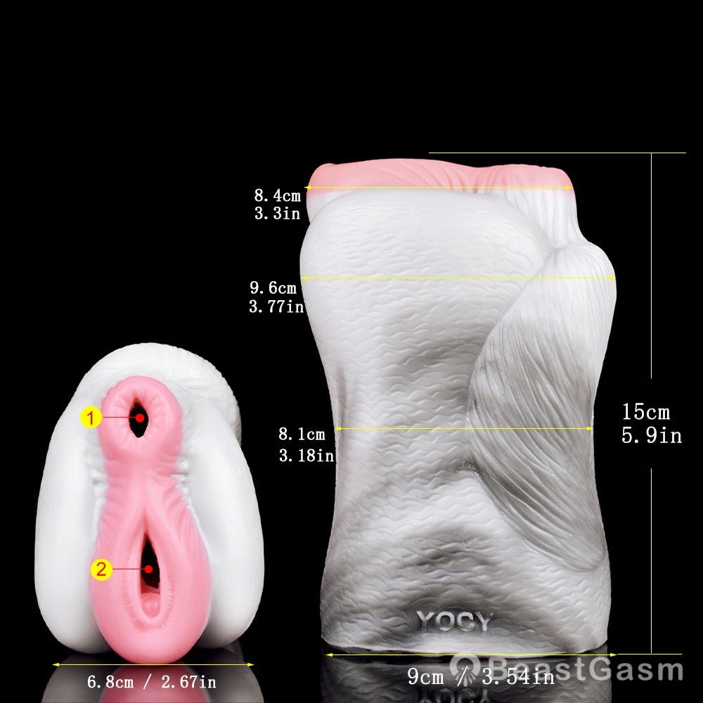 Nyx Stallion Furry Fleshlight  Dual-Entry Beast Stroker  BeastGasm