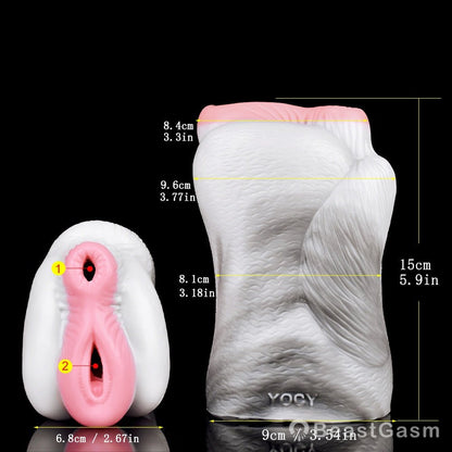 Nyx Stallion Furry Fleshlight – Dual - Entry Beast Stroker - BeastGasm
